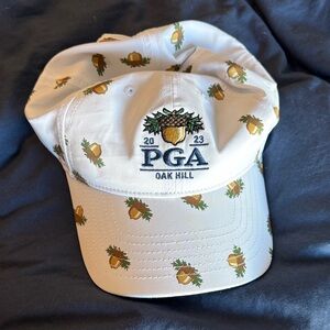 Oak Hill women’s Cap - White with Gold Accents